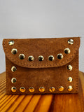 CARTERA TACHUELAS MARRÓN