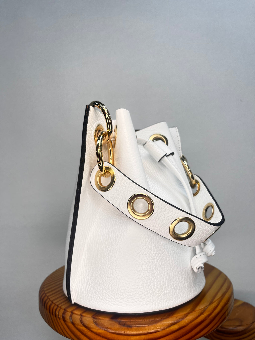 BOLSO BOMBONERA MINI BLANCO