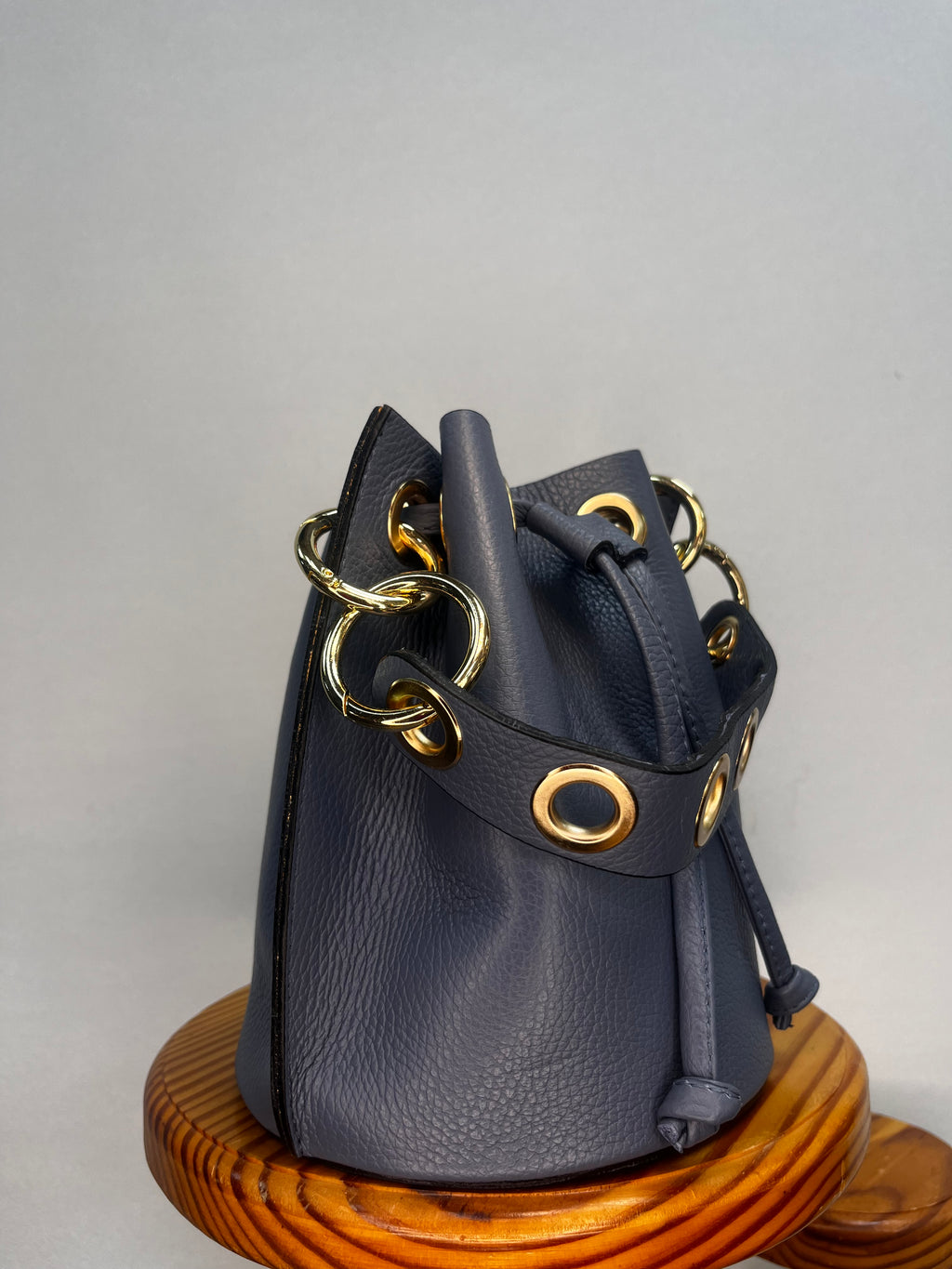 BOLSO BOMBONERA MINI AZUL OSCURO