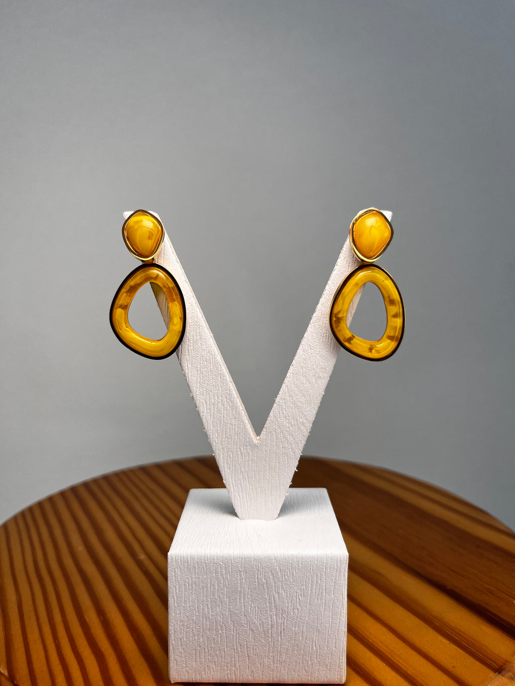 PENDIENTES ALMA AMARILLO
