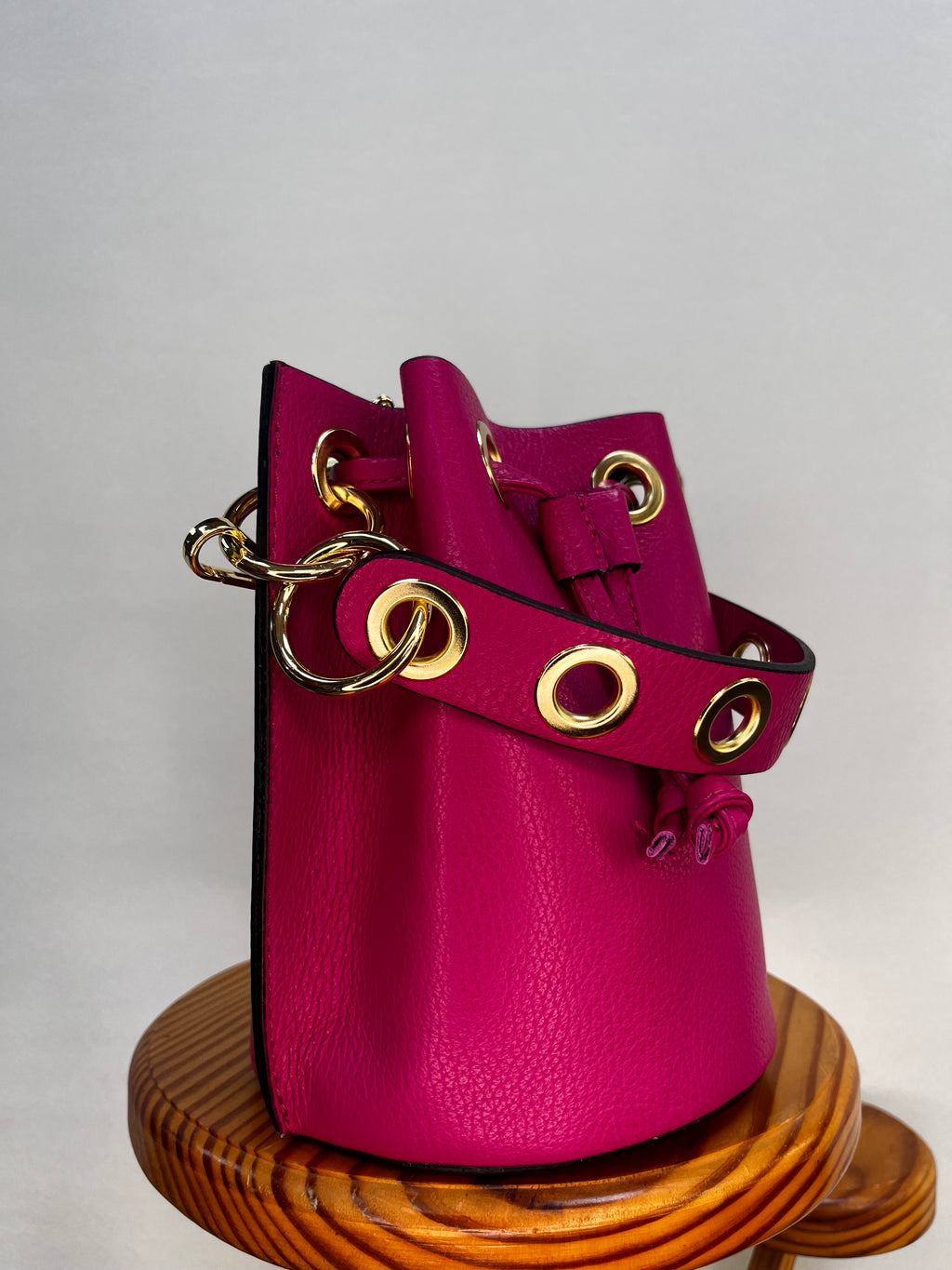 BOLSO BOMBONERA MINI FUCSIA