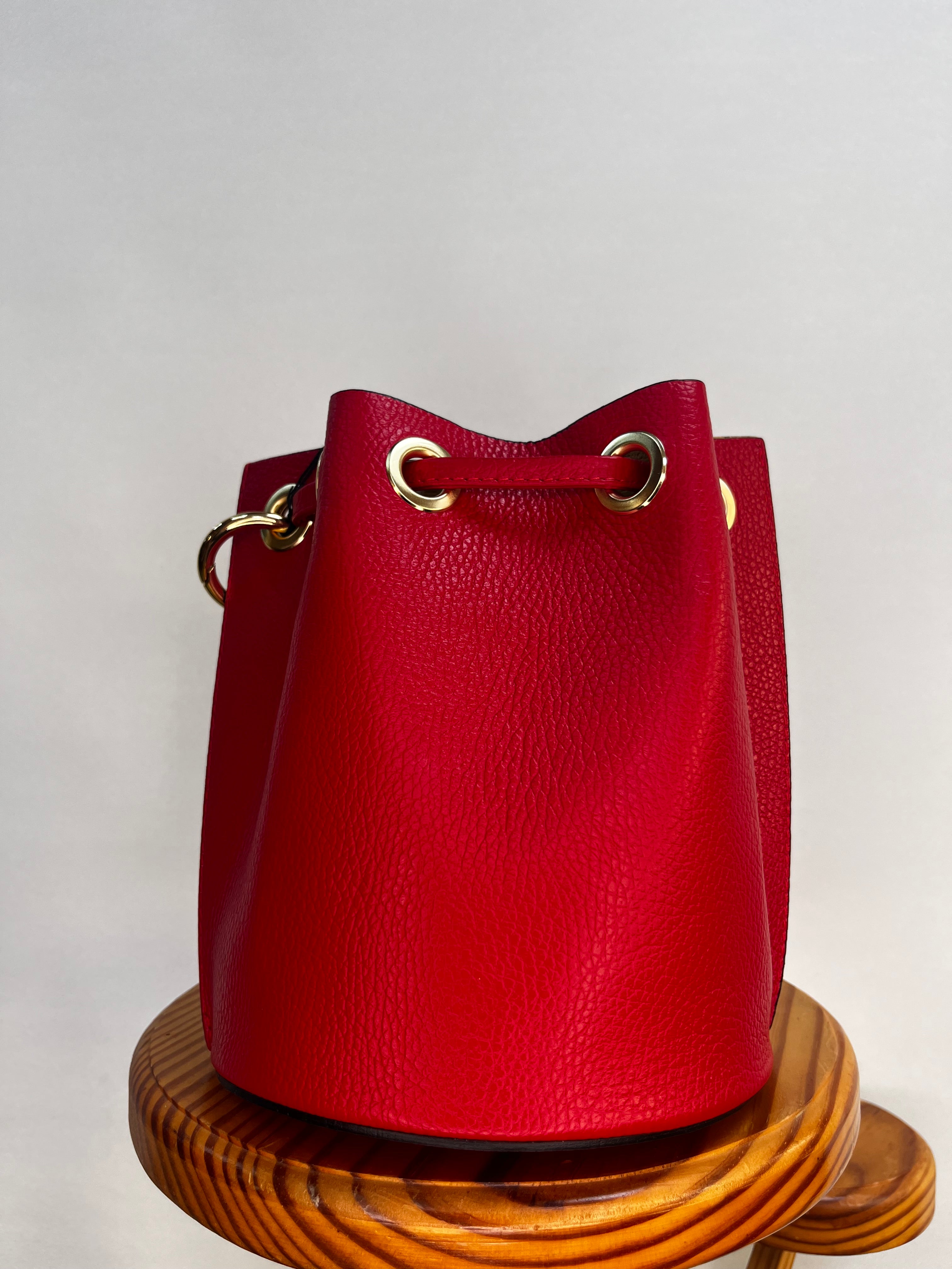BOLSO BOMBONERA MINI ROJO