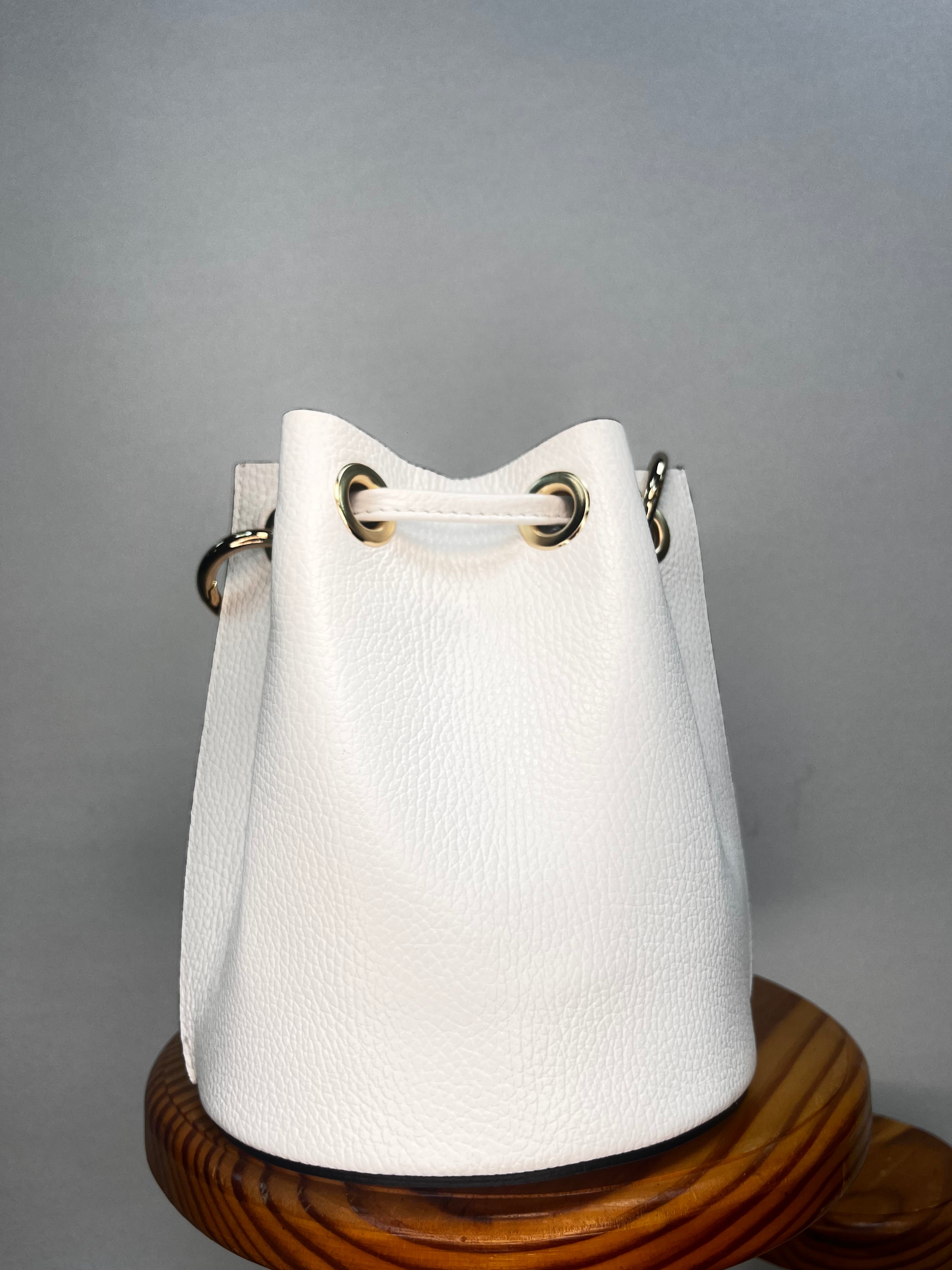 BOLSO BOMBONERA MINI BLANCO