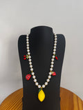 COLLAR PEARL & LEMON