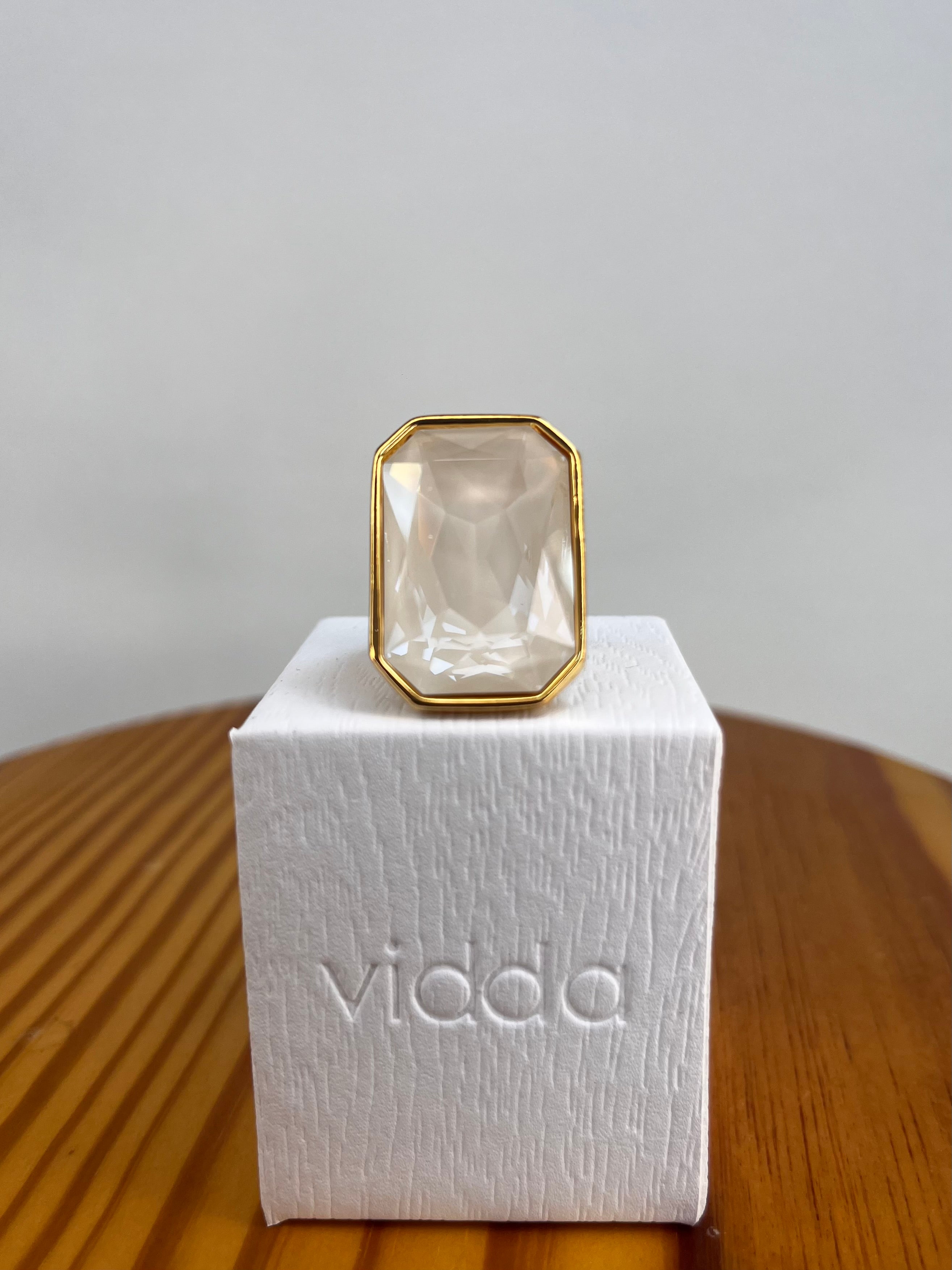 ANILLO ORO Y BLANCO VIDDA