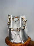 BOLSO BOMBONERA MINI PLATA