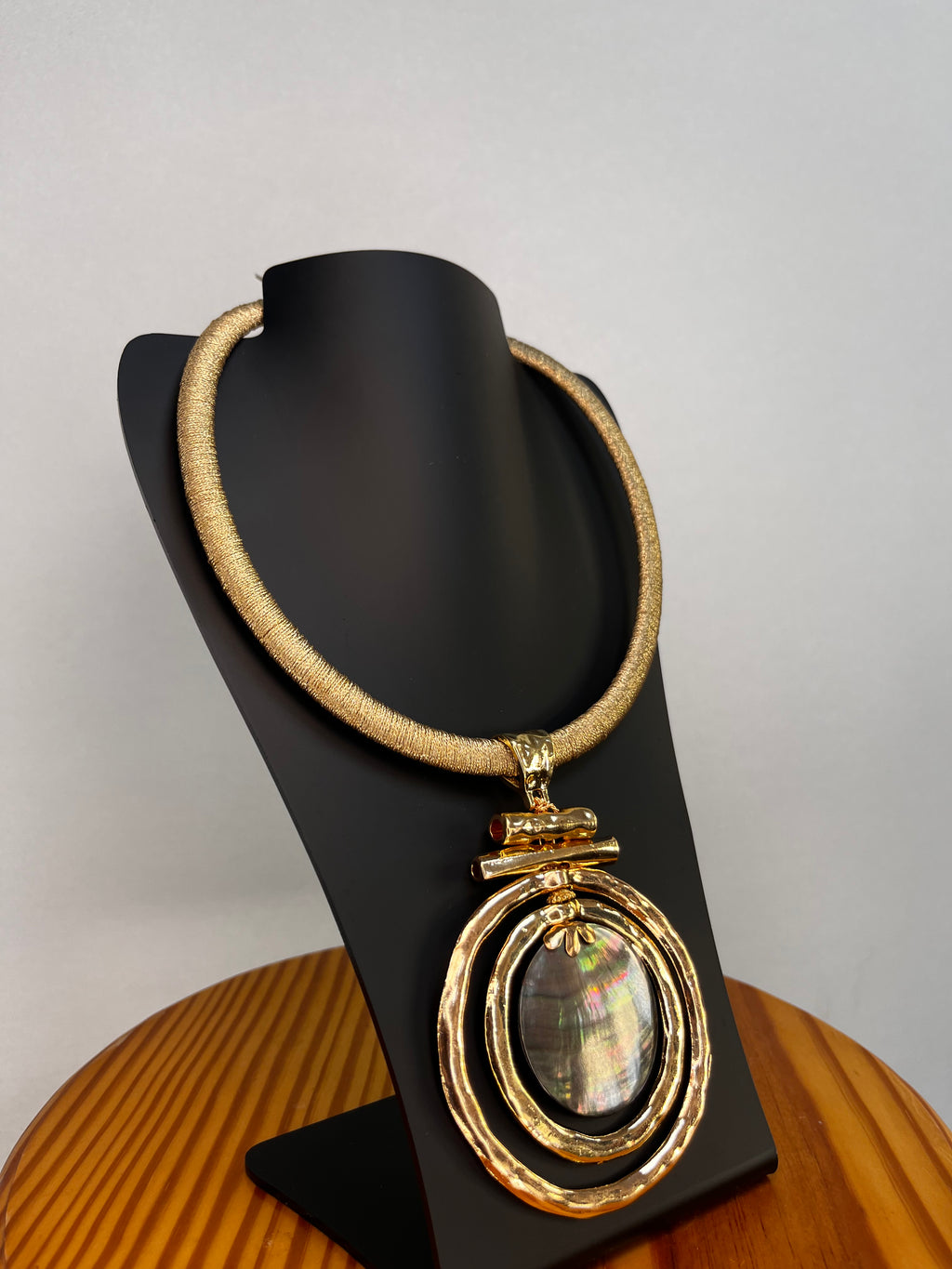 COLLAR GOLD CIRCLE