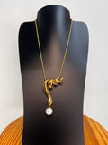 COLLAR PERLA EN BUCLE