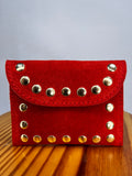 CARTERA TACHUELAS ROJO