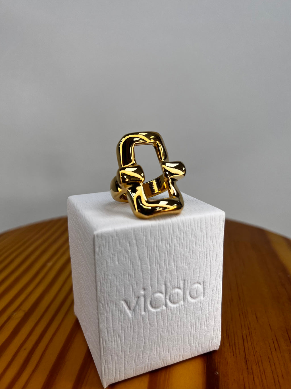 ANILLO ORO CUADRADO VIDDA