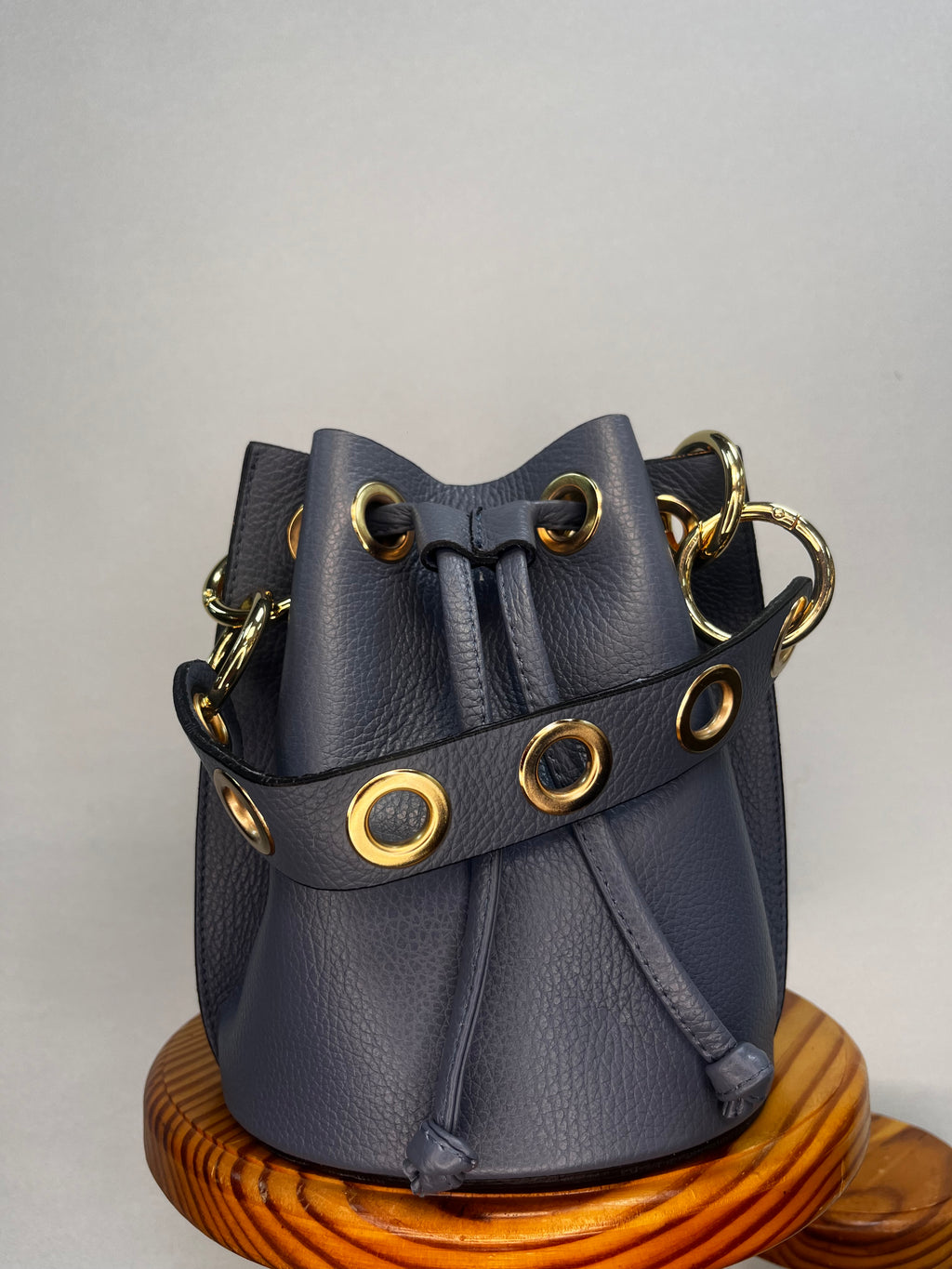 BOLSO BOMBONERA MINI AZUL OSCURO
