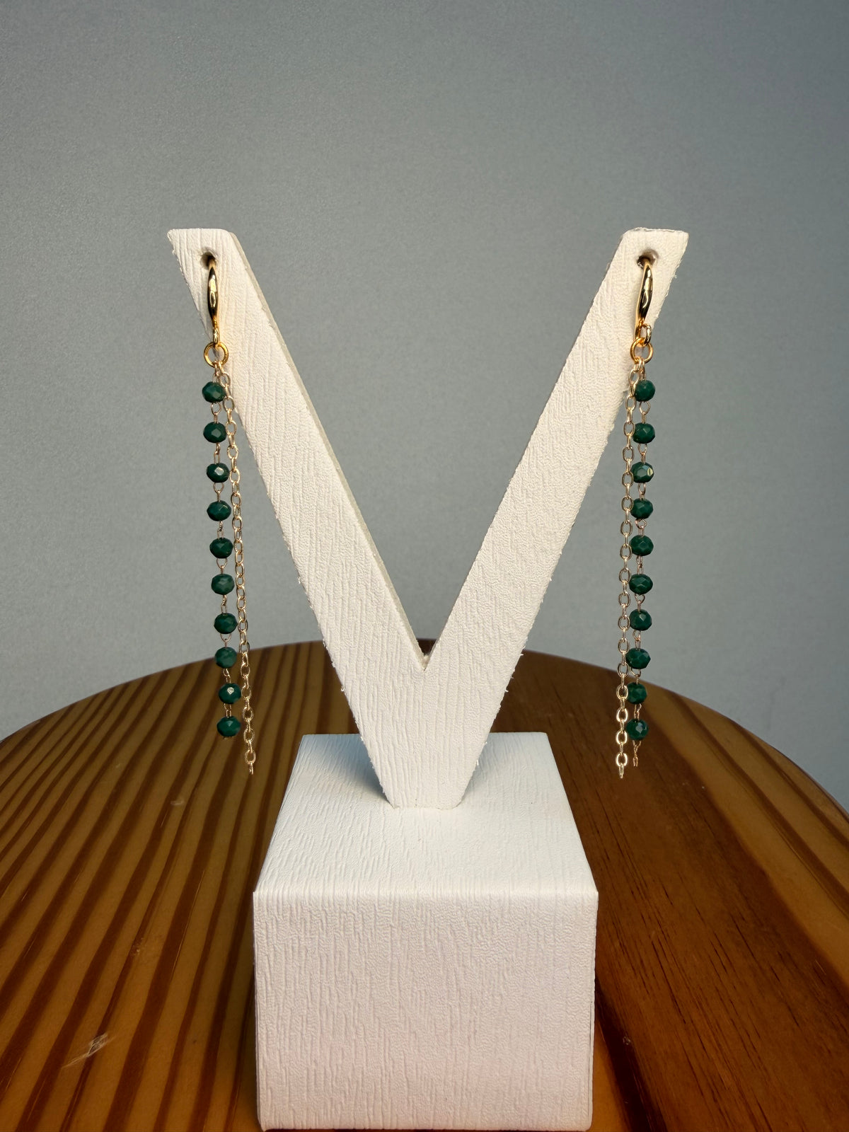 PENDIENTES ESMERALDA