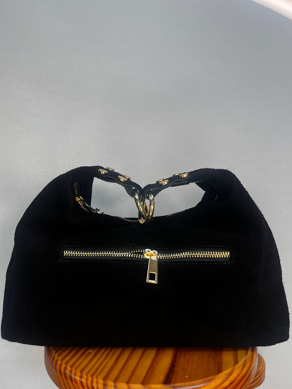 BOLSO ANTE MEDIANO TACHUELA ABIERTA NEGRO