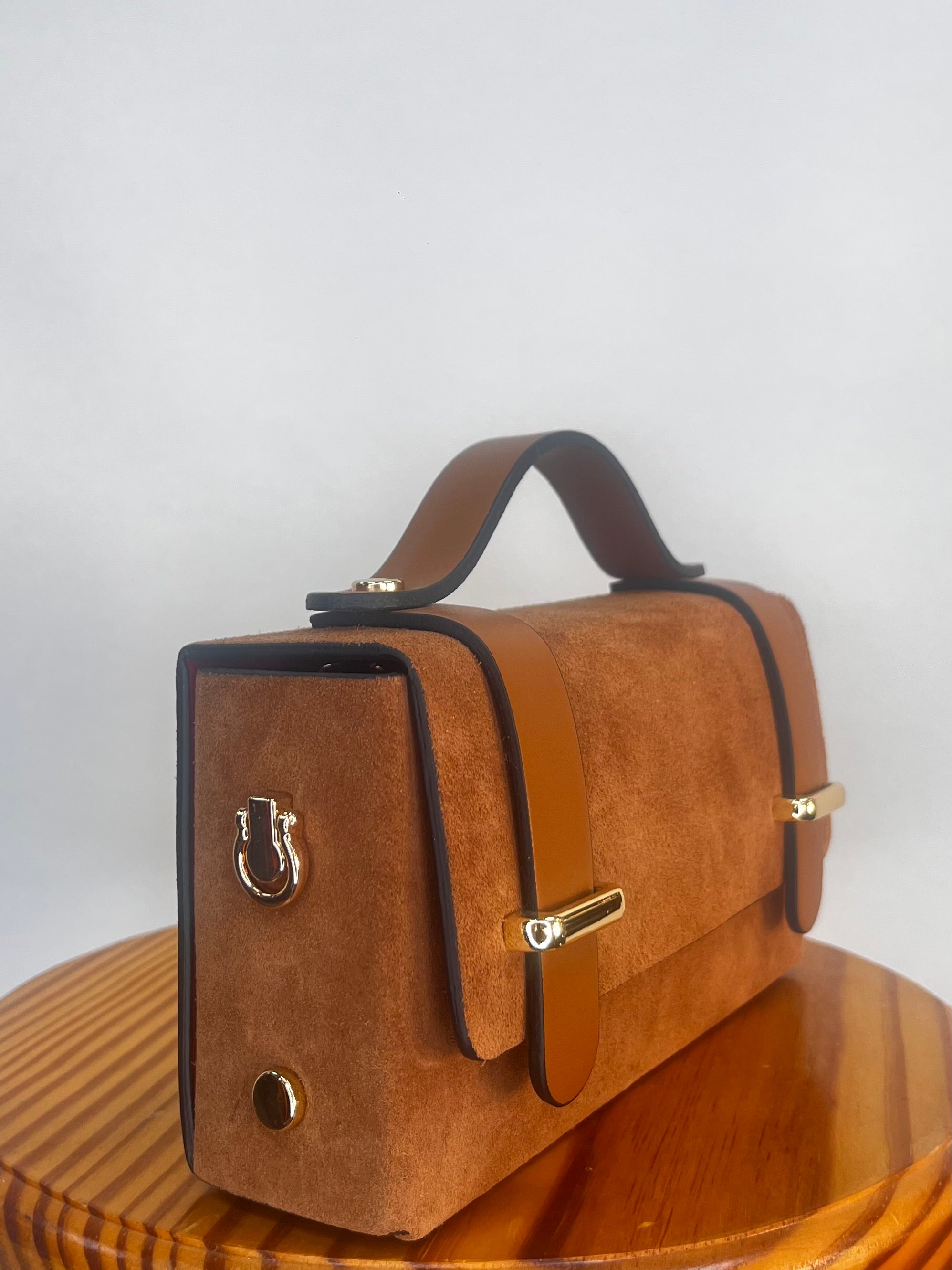 BOLSO MALETÍN MINI MARRÓN