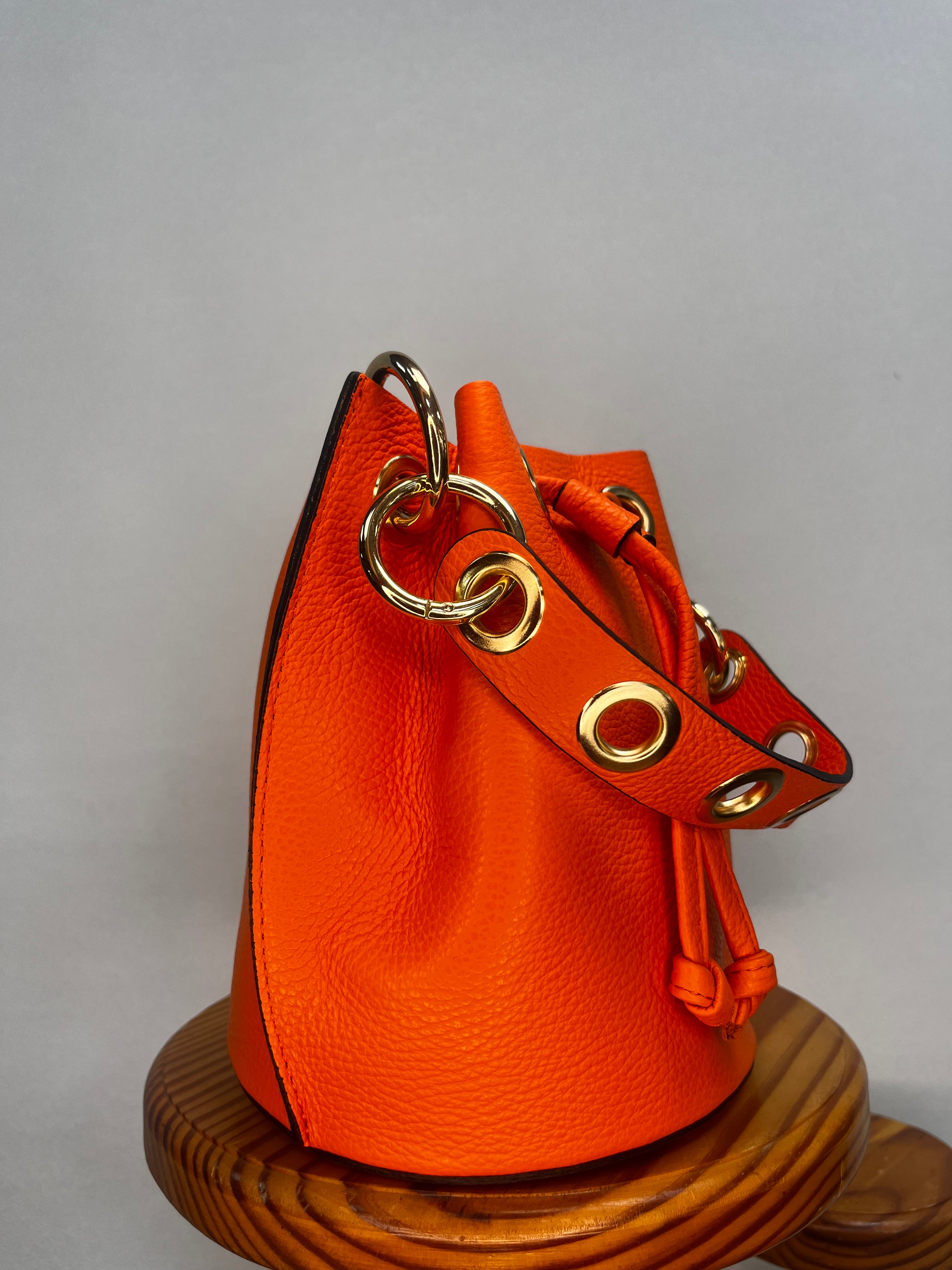 BOLSO BOMBONERA MINI NARANJA