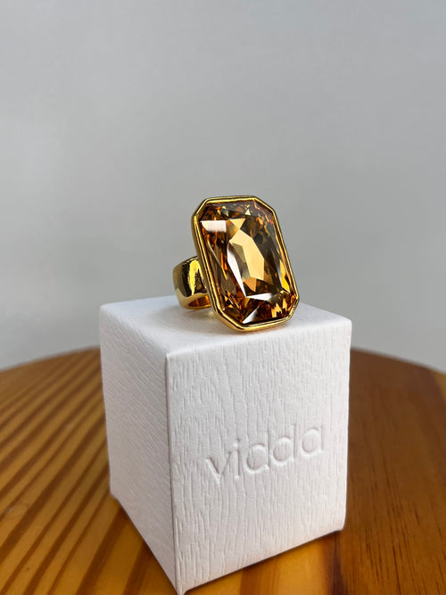 ANILLO ORO Y DORADO VIDDA