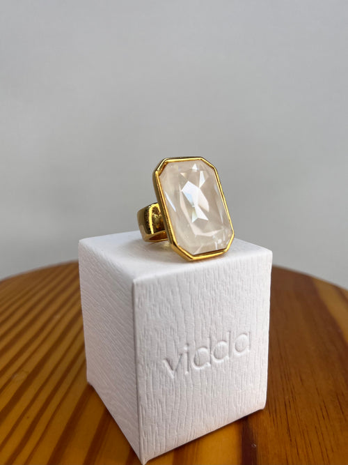 ANILLO ORO Y BLANCO VIDDA