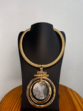 COLLAR GOLD CIRCLE