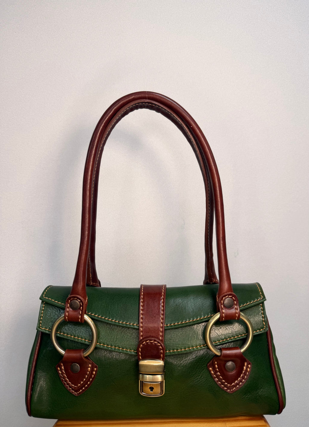 BOLSO BAGUETTE COLETTE BICOLOR