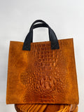 BOLSO ANTE Y COCODRILO MEDIANO