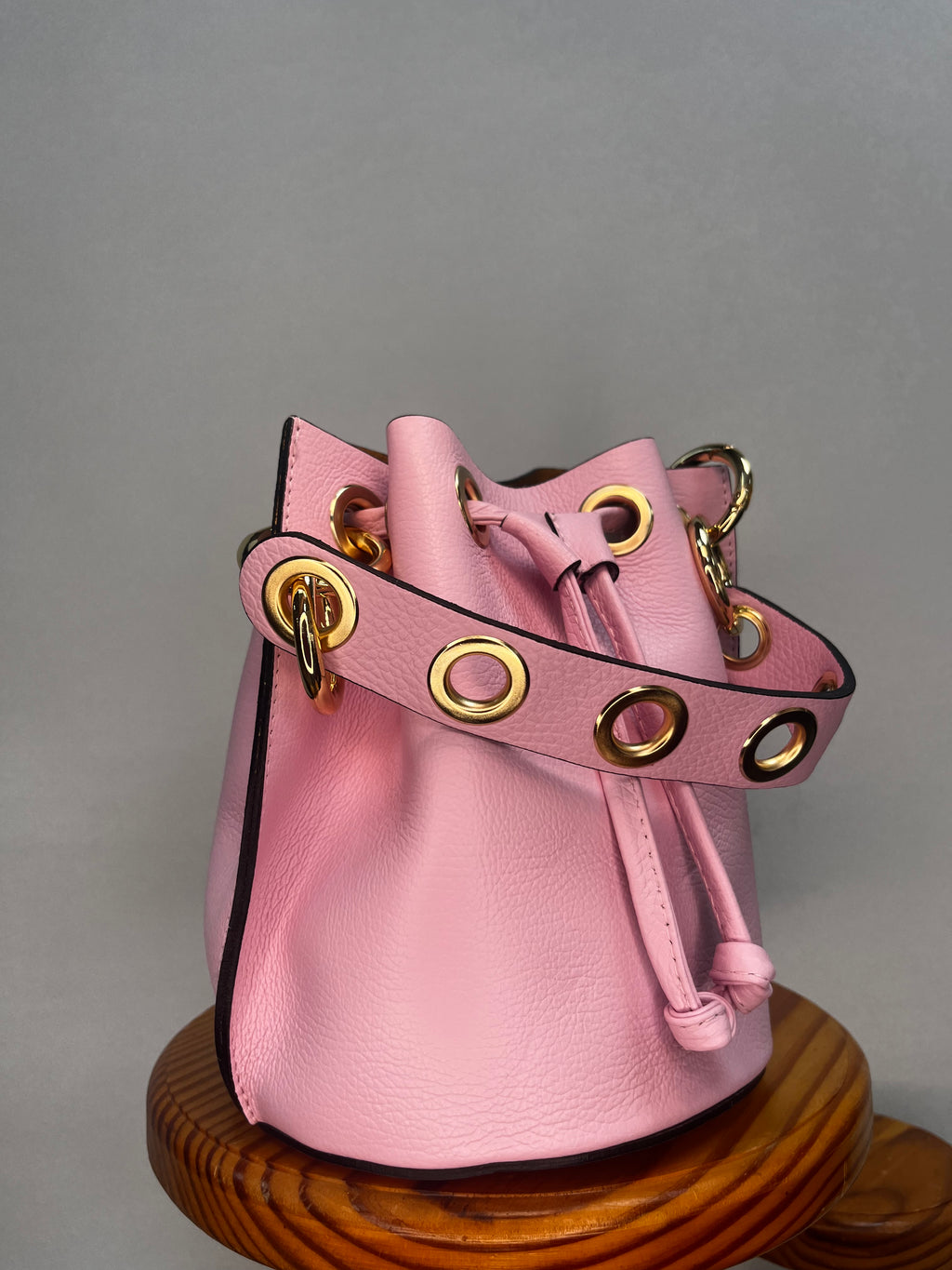 BOLSO BOMBONERA MINI ROSA CLARO