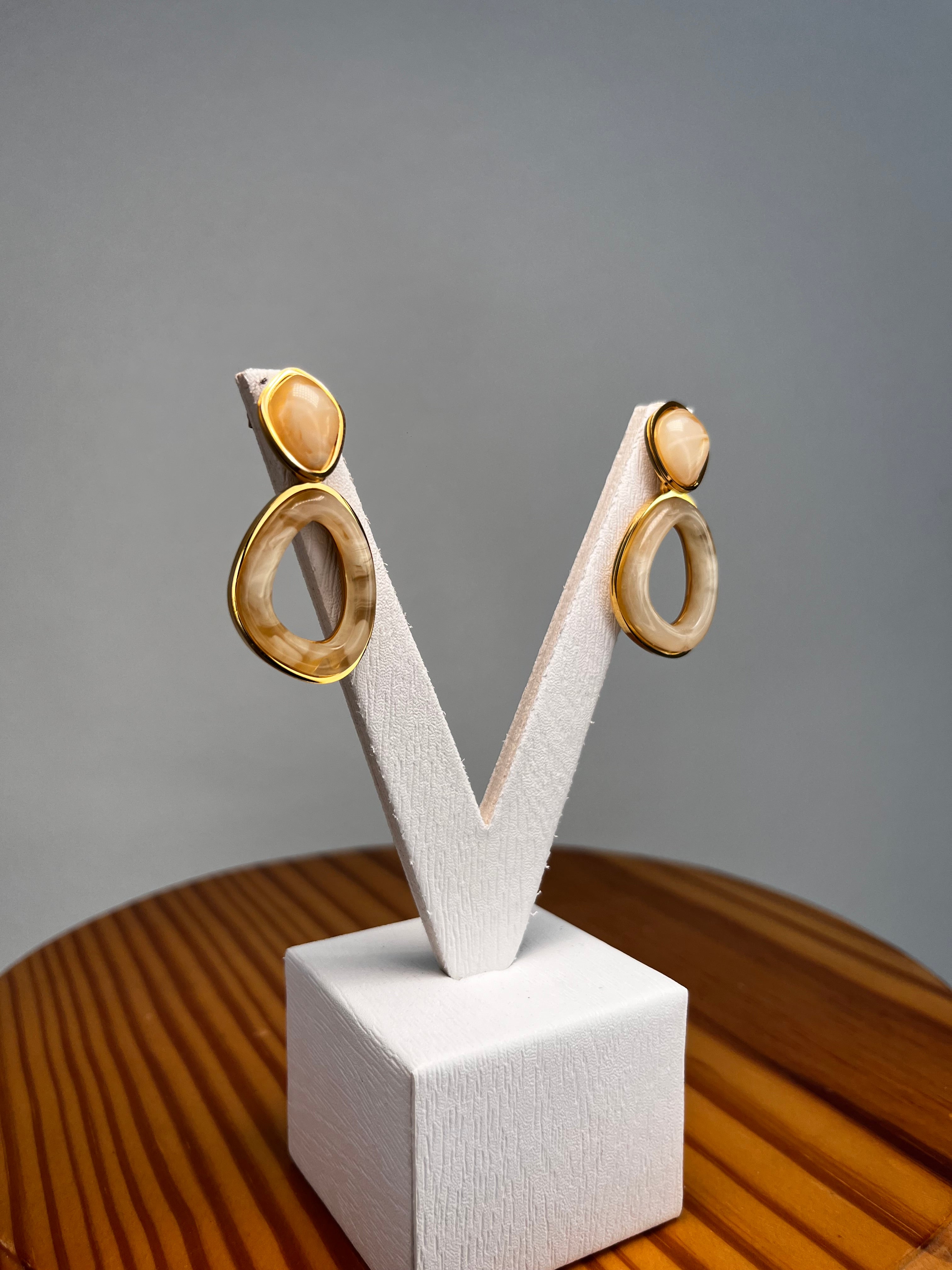 PENDIENTES ALMA NÁCAR