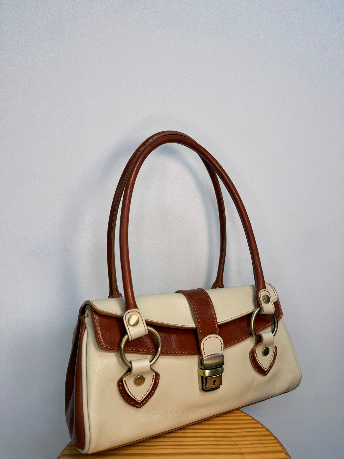 BOLSO BAGUETTE COLETTE BICOLOR