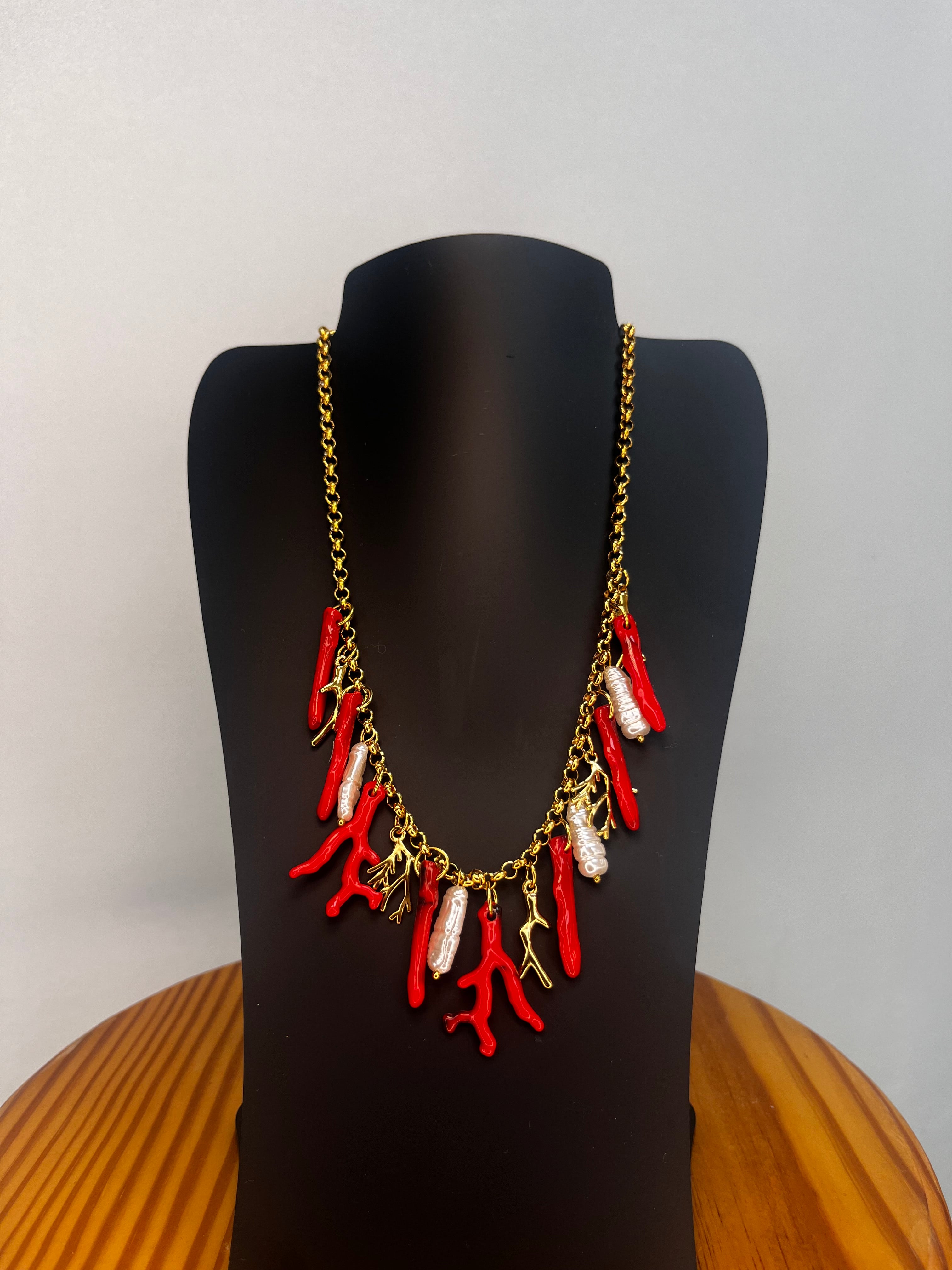 COLLAR MULTI CORAL