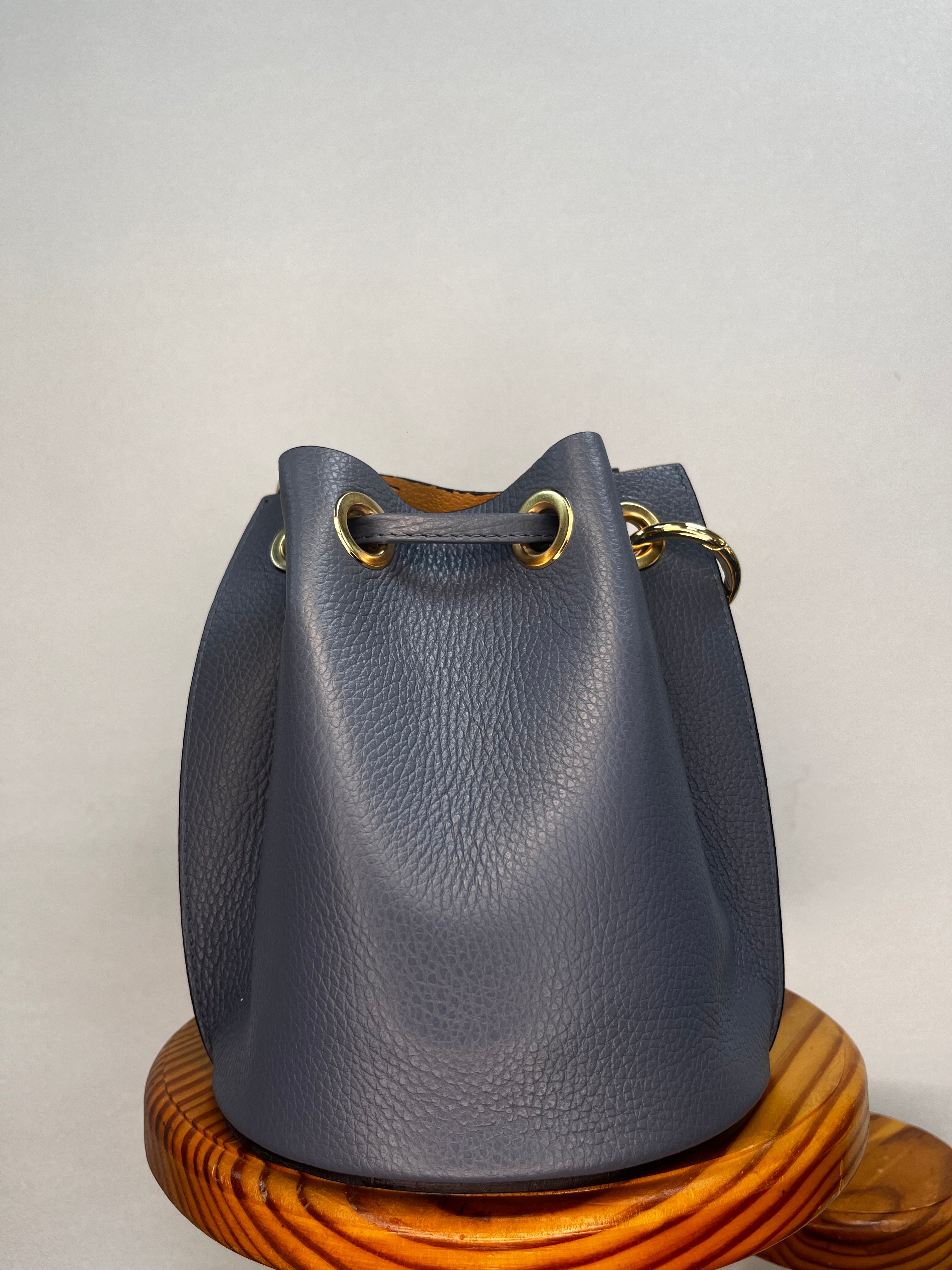 BOLSO BOMBONERA MINI AZUL OSCURO