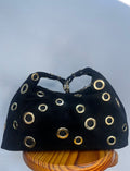 BOLSO ANTE MEDIANO TACHUELA ABIERTA NEGRO