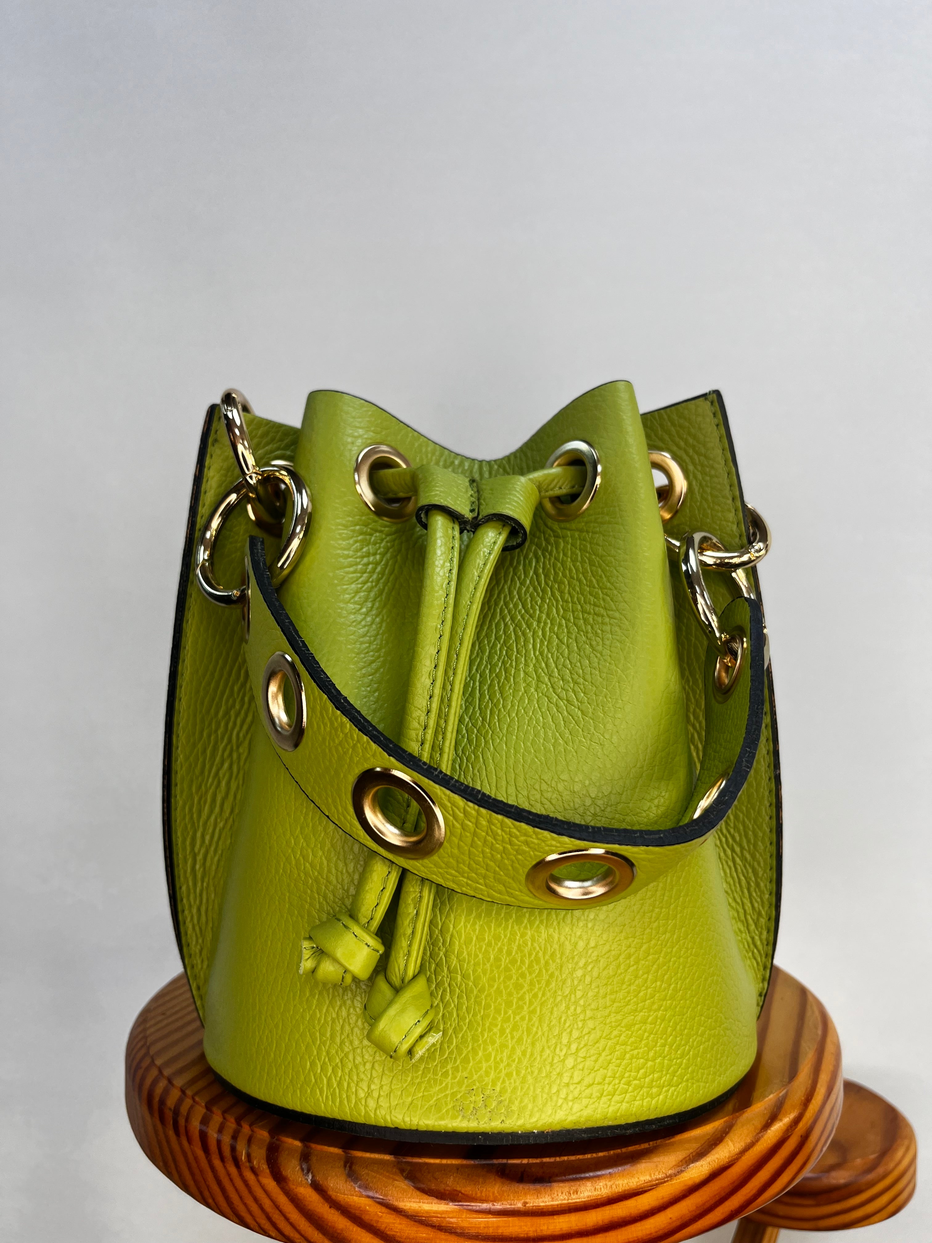BOLSO BOMBONERA MINI VERDE PISTACHO