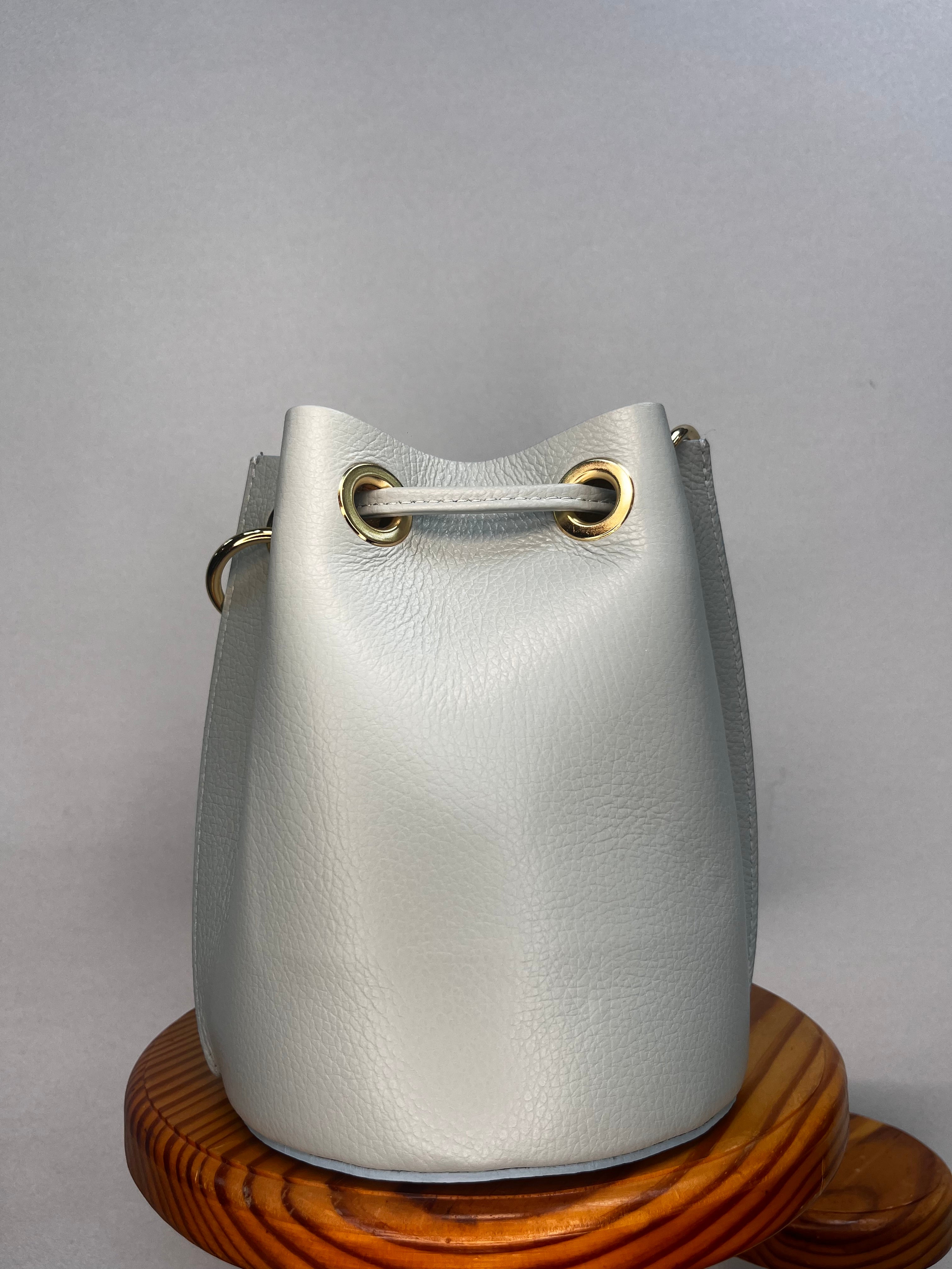 BOLSO BOMBONERA MINI AZUL CLARO