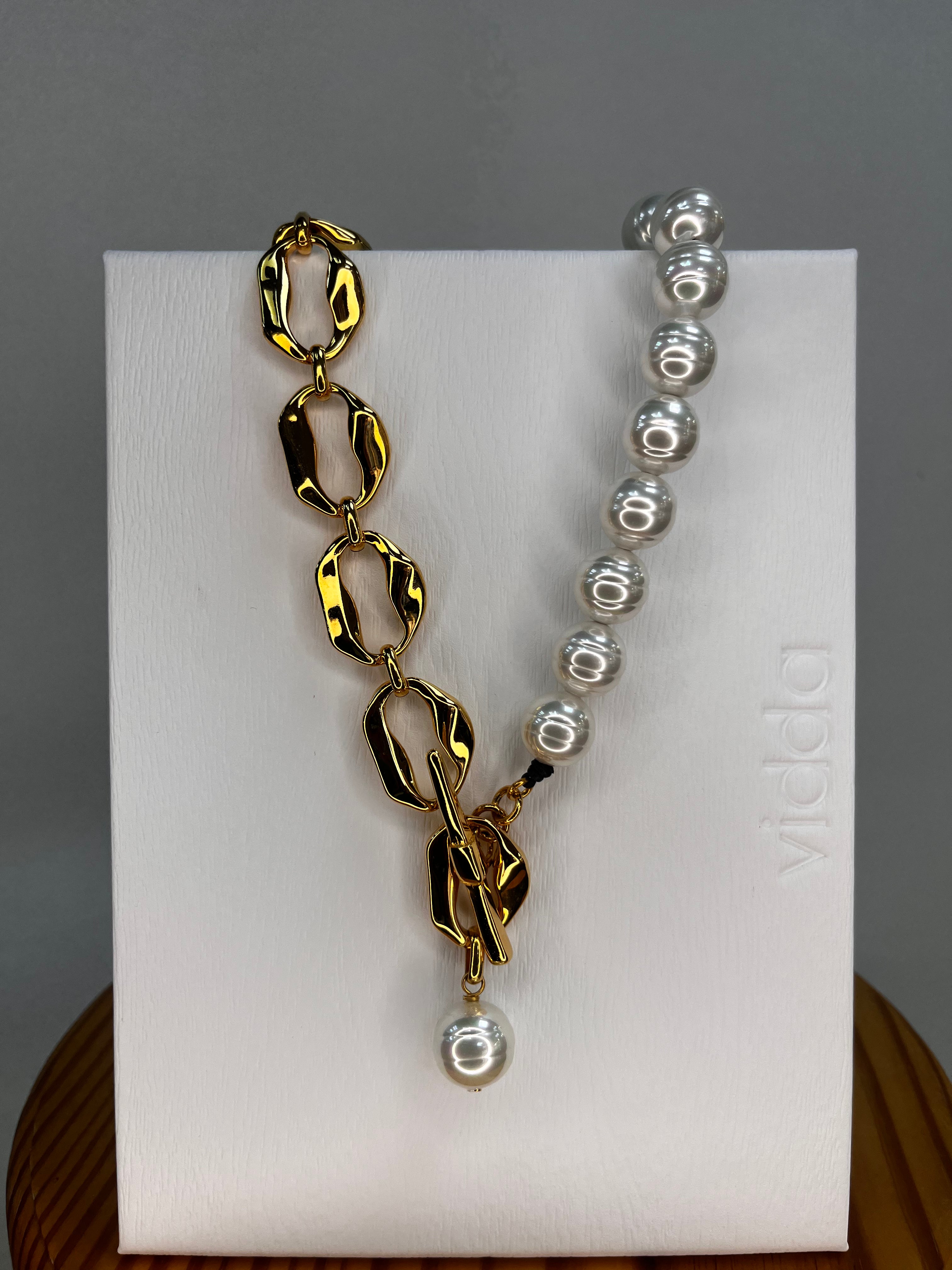 COLLAR ORO Y PERLAS VIDDA